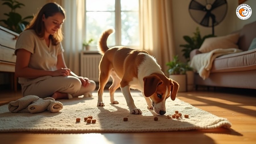 Wzbogacenie środowiskowe psa — nosework, puzzle feedery i aktywności mentalne